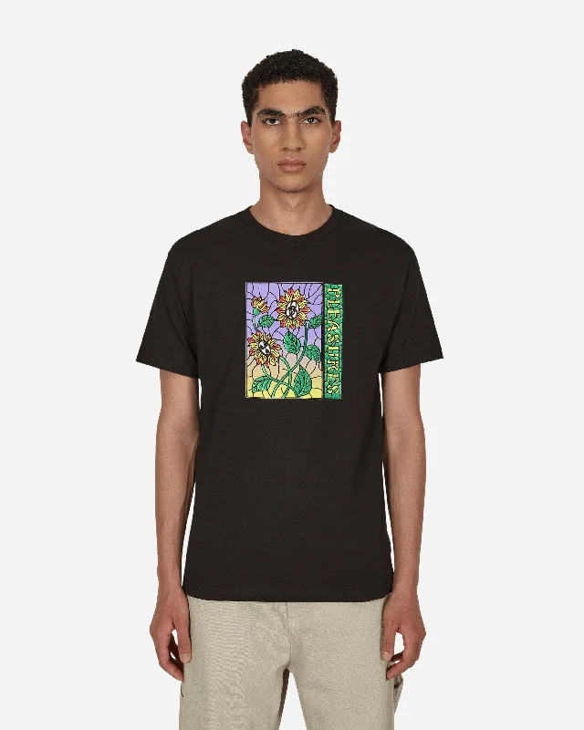 Men's mock - neck t - shirts with a modern and sleek styleGlass T-Shirt Black