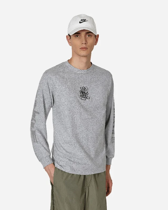Men's plus - size pocket t - shirts with a classic lookMusic Longsleeve T-Shirt Grey Men's plus - size pocket t - shirts with a classic lookMusic Longsleeve T-Shirt Grey