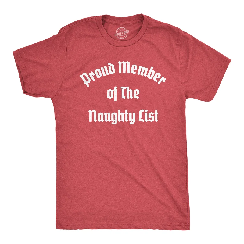 Men's v - neck muscle t - shirts for a body - building aestheticProud Member Of The Naughty List Men's T Shirt Men's v - neck muscle t - shirts for a body - building aestheticProud Member Of The Naughty List Men's T Shirt