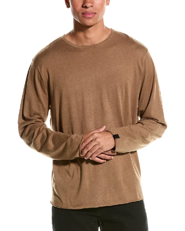 Men's long - sleeve henley t - shirts with button - down placketsrag & bone Reid Knit Wool-Blend T-Shirt Men's long - sleeve henley t - shirts with button - down placketsrag & bone Reid Knit Wool-Blend T-Shirt
