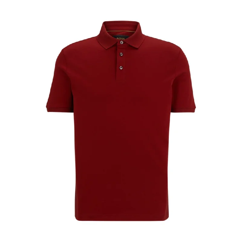 Men's thermal t - shirts with a high - neck design for cold weatherRegular-fit polo shirt in mercerized Italian cotton Men's thermal t - shirts with a high - neck design for cold weatherRegular-fit polo shirt in mercerized Italian cotton