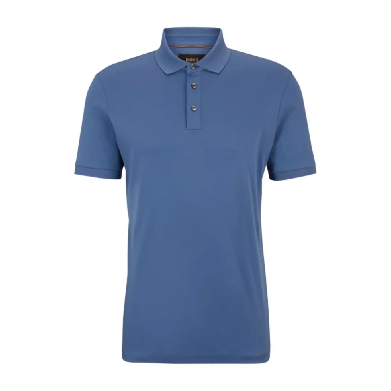 Men's button - front t - shirts with a unique artistic printRegular-fit polo shirt in mercerized Italian cotton Men's button - front t - shirts with a unique artistic printRegular-fit polo shirt in mercerized Italian cotton