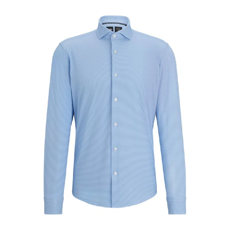 Men's UV - protection t - shirts for outdoor activities in the sunRegular-fit shirt in structured performance-stretch material Men's UV - protection t - shirts for outdoor activities in the sunRegular-fit shirt in structured performance-stretch material