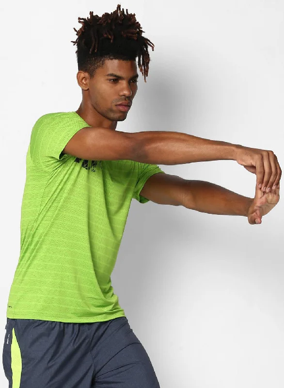 Men's thermal t - shirts with a high - neck design for cold weatherRockit Green Round Neck Smart Fit T-Shirt Men's thermal t - shirts with a high - neck design for cold weatherRockit Green Round Neck Smart Fit T-Shirt