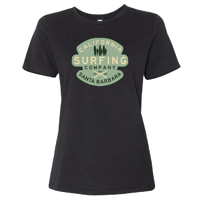 Men's eco - friendly recycled t - shirts for sustainable fashion choicesSanta Barbara Surfing Company Women's Relaxed Jersey Tee Men's eco - friendly recycled t - shirts for sustainable fashion choicesSanta Barbara Surfing Company Women's Relaxed Jersey Tee