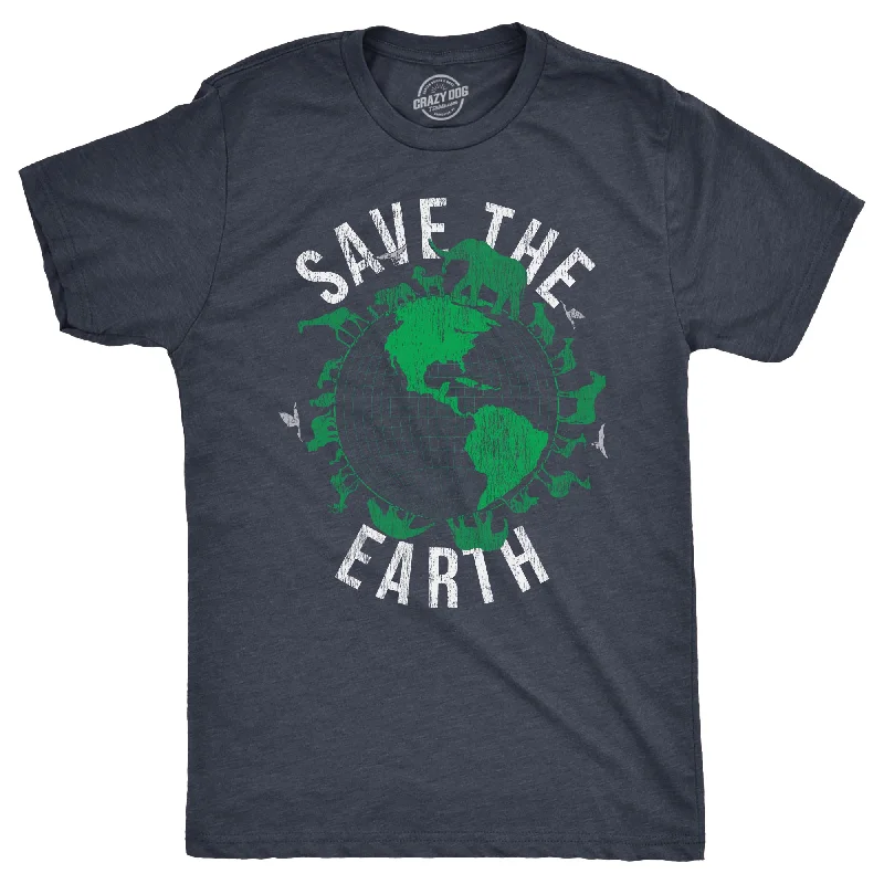 Men's UV - protection t - shirts for outdoor activities in the sunSave The Earth Men's T Shirt Men's UV - protection t - shirts for outdoor activities in the sunSave The Earth Men's T Shirt