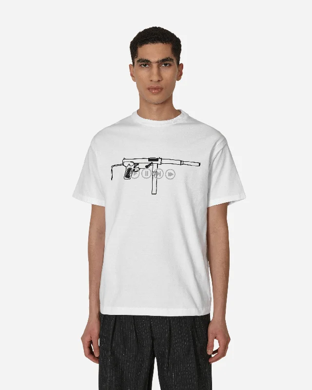 Men's mock - neck t - shirts with a modern and sleek styleGraphic T-Shirt White