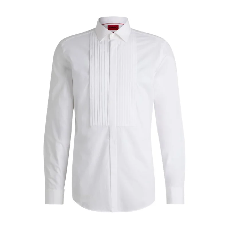 Men's smart - casual checkered t - shirts for semi - formal occasionsSlim-fit shirt in easy-iron cotton poplin Men's smart - casual checkered t - shirts for semi - formal occasionsSlim-fit shirt in easy-iron cotton poplin