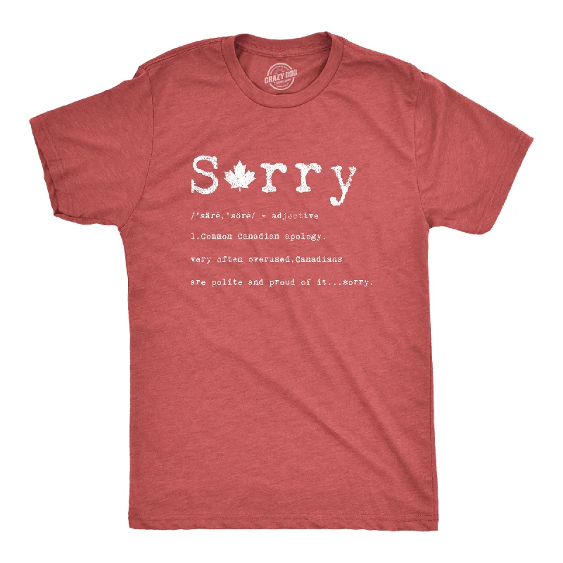 Men's antimicrobial t - shirts for odor - free freshness during travelSorry Definition Men's T Shirt Men's antimicrobial t - shirts for odor - free freshness during travelSorry Definition Men's T Shirt