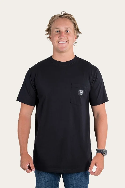 Men's ribbed t - shirts with a textured finish for added styleSouthbridge Mens Classic Fit T-Shirt - Black Men's ribbed t - shirts with a textured finish for added styleSouthbridge Mens Classic Fit T-Shirt - Black