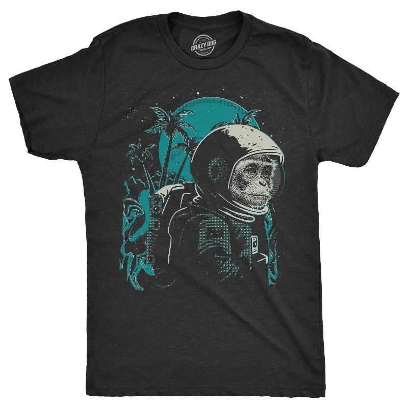 Men's moisture - wicking athletic t - shirts for intense workoutsSpace Monkey Men's T Shirt Men's moisture - wicking athletic t - shirts for intense workoutsSpace Monkey Men's T Shirt