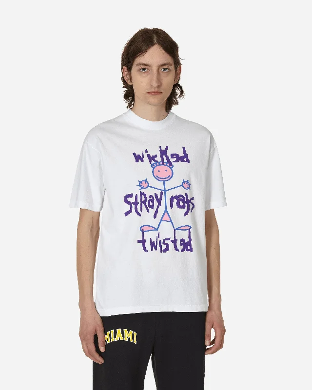 Men's mock - neck t - shirts with a modern and sleek styleWicked Twisted T-Shirt White Men's mock - neck t - shirts with a modern and sleek styleWicked Twisted T-Shirt White