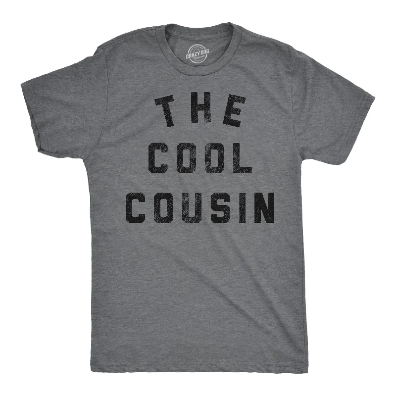 Men's short - sleeve linen t - shirts for summer beach outingsThe Cool Cousin Men's T Shirt Men's short - sleeve linen t - shirts for summer beach outingsThe Cool Cousin Men's T Shirt