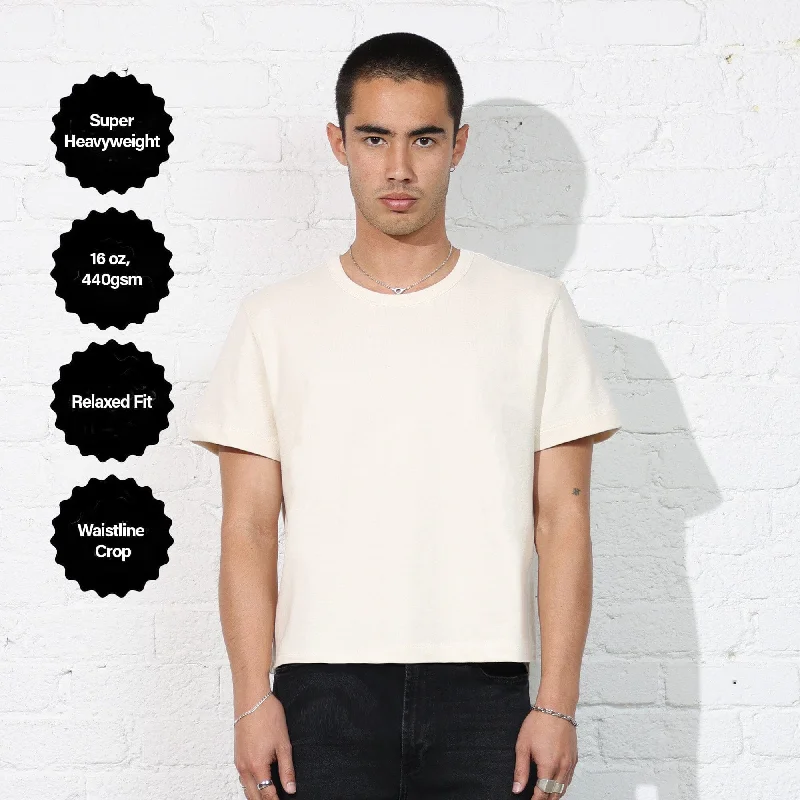 Men's antimicrobial t - shirts for odor - free freshness during travelThe Larchmont Super-Crop Tee | Heavyweight Men's antimicrobial t - shirts for odor - free freshness during travelThe Larchmont Super-Crop Tee | Heavyweight