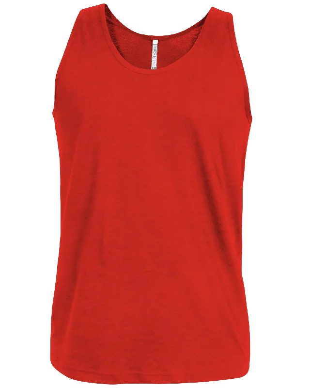 Men's distressed denim - look t - shirts with a rugged appealThe Perfect Tank - Red