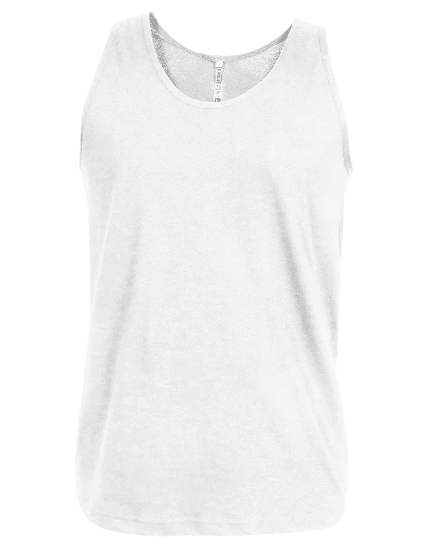 Men's organic cotton crew - neck t - shirts for everyday comfortThe Perfect Tank - White Men's organic cotton crew - neck t - shirts for everyday comfortThe Perfect Tank - White