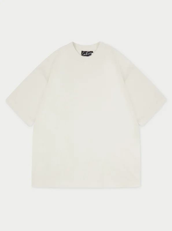 Men's ribbed t - shirts with a textured finish for added styleSUPER HEAVYWEIGHT BLANK T-SHIRT - OFF WHITE Men's ribbed t - shirts with a textured finish for added styleSUPER HEAVYWEIGHT BLANK T-SHIRT - OFF WHITE