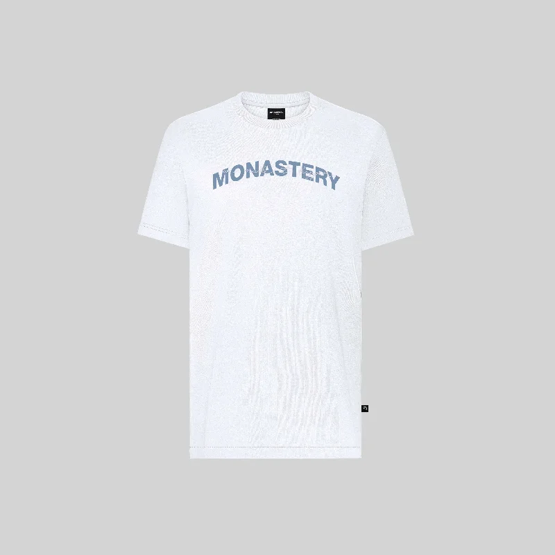 Men's short - sleeve linen t - shirts for summer beach outingsVANTAGE T-SHIRT WHITE