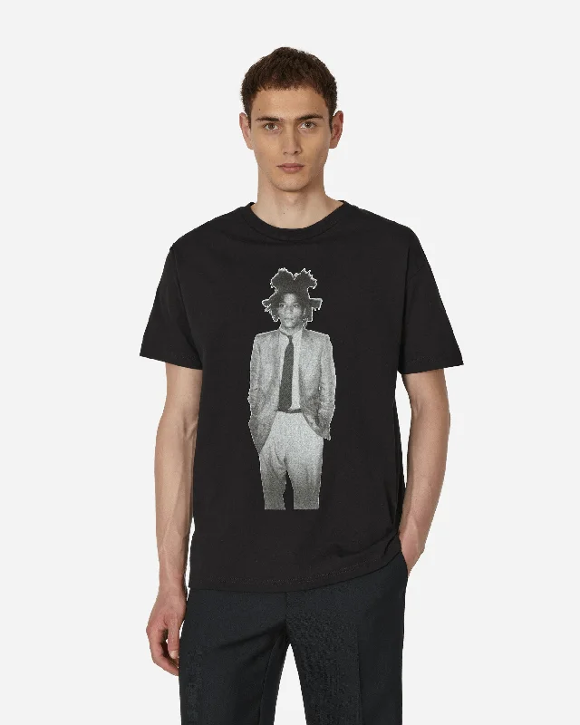 Men's ribbed t - shirts with a textured finish for added styleJean-Michel Basquiat T-Shirt (Type-2) Black Men's ribbed t - shirts with a textured finish for added styleJean-Michel Basquiat T-Shirt (Type-2) Black