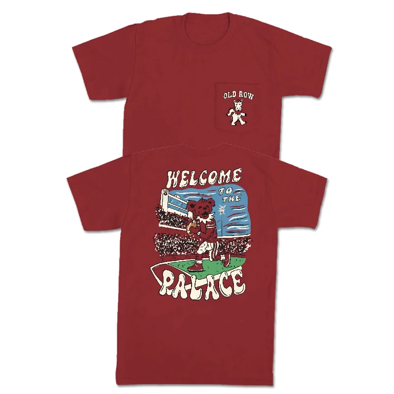 Men's polo t - shirts with a contrast collar for a preppy lookWelcome to the Palace Pocket Tee Men's polo t - shirts with a contrast collar for a preppy lookWelcome to the Palace Pocket Tee