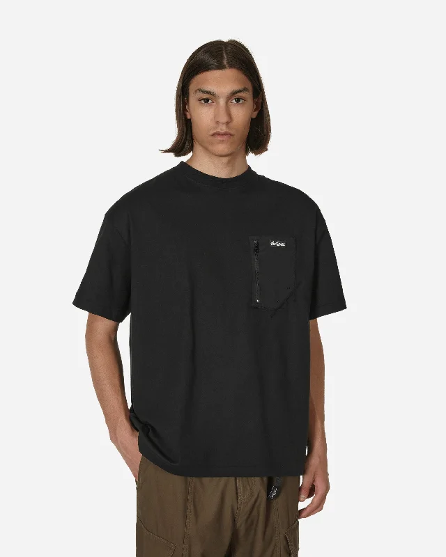 Men's v - neck muscle t - shirts for a body - building aestheticCamp Pocket T-Shirt Black Men's v - neck muscle t - shirts for a body - building aestheticCamp Pocket T-Shirt Black