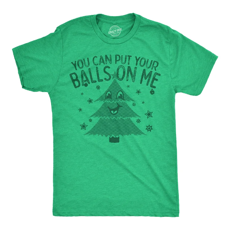 Men's polo t - shirts with a contrast collar for a preppy lookYou Can Put Your Balls On Me Men's T Shirt Men's polo t - shirts with a contrast collar for a preppy lookYou Can Put Your Balls On Me Men's T Shirt